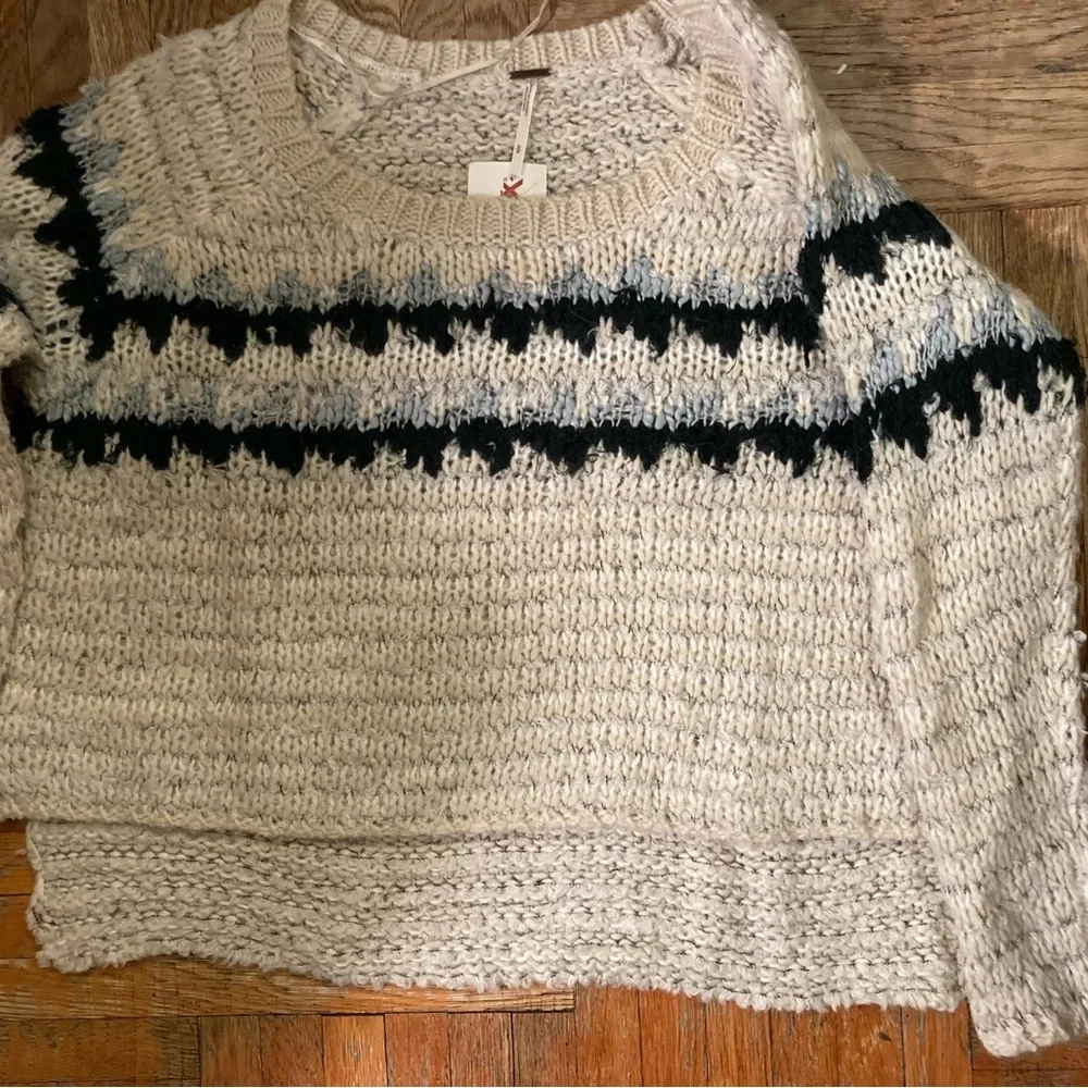 Free People Fair Isle sweater, Small - Picture 1 of 13